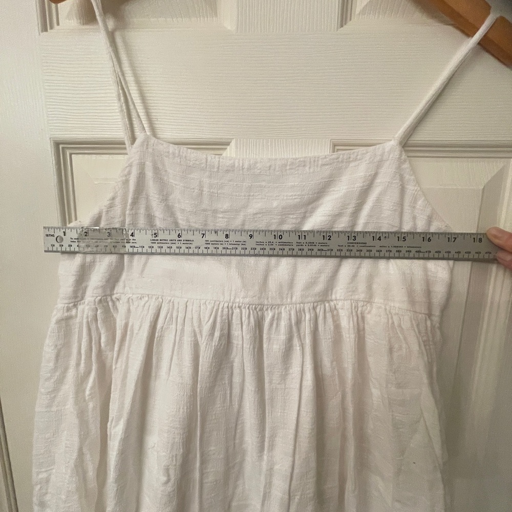 American Eagle White Babydoll Top or Mini Skirt‎ | Built-In Lining | Size L - Picture 6 of 9